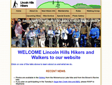 Tablet Screenshot of lincolnhillshikers.org